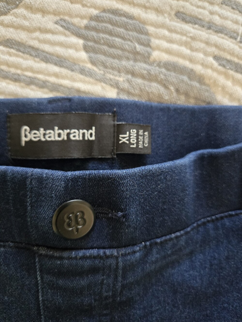 Betabrand Yoga Denim Pants. Size XL Long - Picture 3 of 4